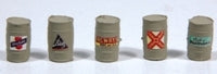 JL Innovative Design 719 Custom Wood Kegs with Vintage Beer Labels(5), HO Scale