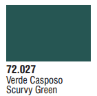 Vallejo Acrylic Paints 72027 GAME COLOR SCRUF GREEN 17ml