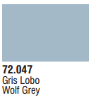 Vallejo Acrylic Paints 72047 GAME COLOR WOLF GREY 17ml