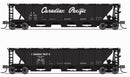 BLI 7260 H32 Covered Hopper, CP, Variety 2-pack, N Scale (Fantasy Paint Scheme)