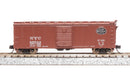 BLI 7270 NYC 40' Steel Boxcar, Variety Set A, 1930's 4-pack, (NYC, MC, P&E, B&A), N Scale