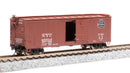 BLI 7270 NYC 40' Steel Boxcar, Variety Set A, 1930's 4-pack, (NYC, MC, P&E, B&A), N Scale