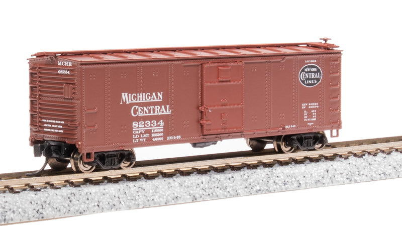 BLI 7270 NYC 40' Steel Boxcar, Variety Set A, 1930's 4-pack, (NYC, MC, P&E, B&A), N Scale