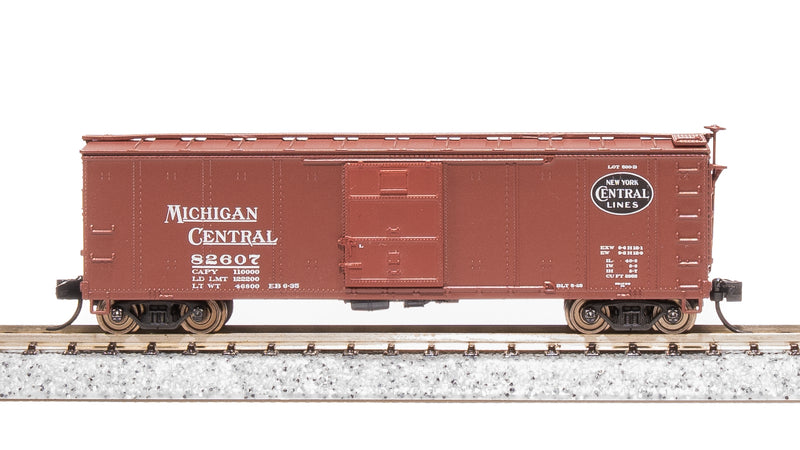 BLI 7271 NYC 40' Steel Boxcar, Variety Set B, 1930's 4-pack, (NYC, MC, P&E, B&A), N Scale