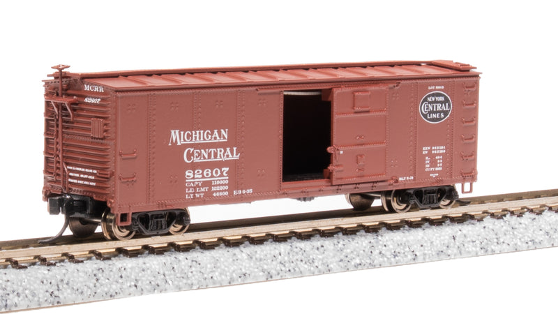 BLI 7271 NYC 40' Steel Boxcar, Variety Set B, 1930's 4-pack, (NYC, MC, P&E, B&A), N Scale