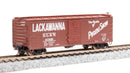 BLI 7273 NYC 40' Steel Boxcar, Variety Set D, 1950's 4-pack, (NYC, RDG, DLW, NB), N Scale