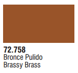 Vallejo Acrylic Paints 72758 Game Air Brassy Brass