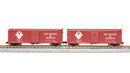 BLI 7277 USRA 40' Steel Boxcar, D&H, 2-pack, N Scale