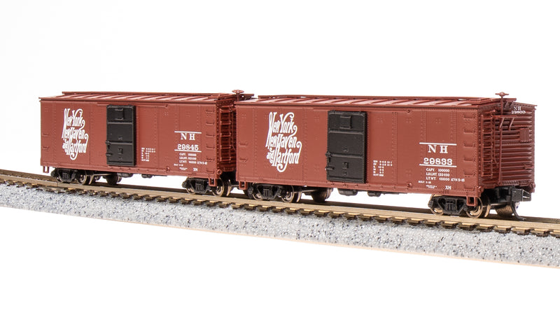 BLI 7279 USRA 40' Steel Boxcar, NH, 2-pack, N Scale