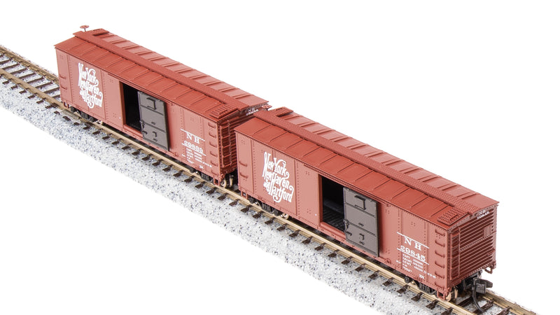 BLI 7279 USRA 40' Steel Boxcar, NH, 2-pack, N Scale