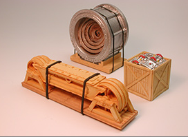 Chooch Enterprises 7279 120 Ton Rock Crusher & Power Pulley (Large), HO