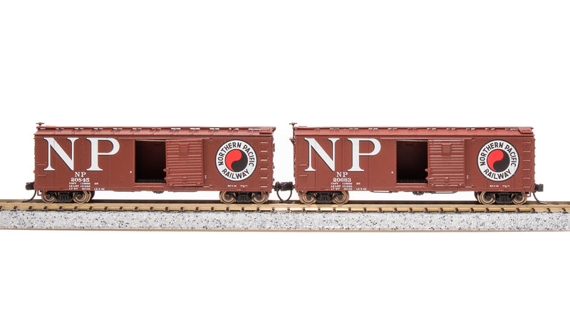 BLI 7280 USRA 40' Steel Boxcar, NP, 2-pack, N Scale