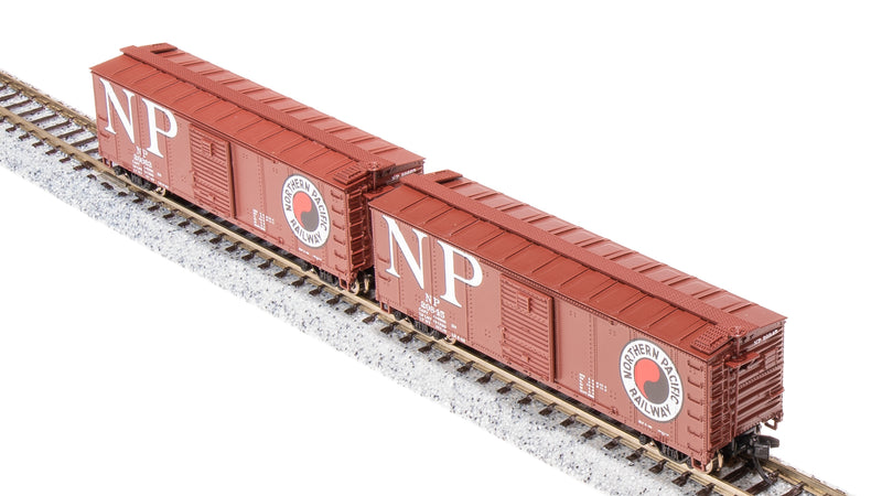 BLI 7280 USRA 40' Steel Boxcar, NP, 2-pack, N Scale