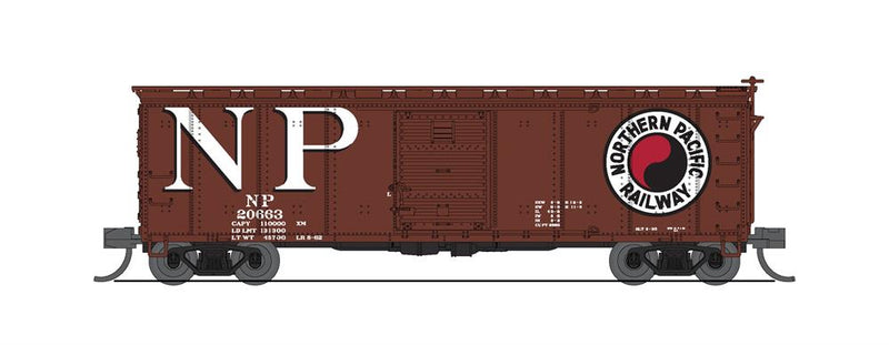 BLI 7280 USRA 40' Steel Boxcar, NP, 2-pack, N Scale