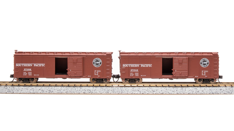 BLI 7283 USRA 40' Steel Boxcar, SP, 2-pack, N Scale