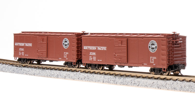 BLI 7283 USRA 40' Steel Boxcar, SP, 2-pack, N Scale