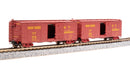 BLI 7284 USRA 40' Steel Boxcar, UP, 2-pack, N Scale
