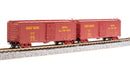 BLI 7284 USRA 40' Steel Boxcar, UP, 2-pack, N Scale