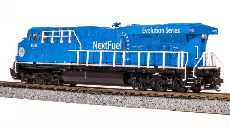 7297 GE ES44AC, NS #8119, Black & White, Paragon4 Sound/DC/DCC, N