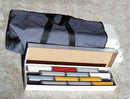 A Line Product 19256 Hobby Tote System w/Nylon Carrying Case -- 5 Low-Sided Containers, HO