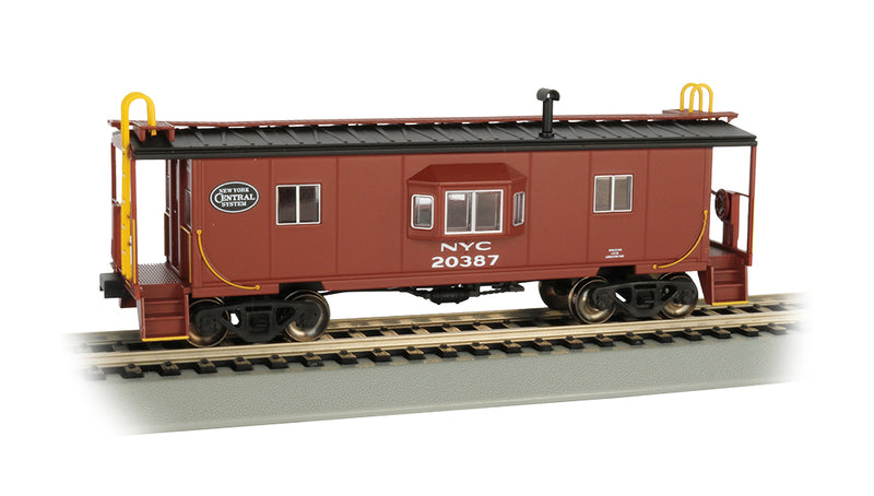 Bachmann 73201 NYC - Bay Window w/ Roof Walk Caboose, HO Scale