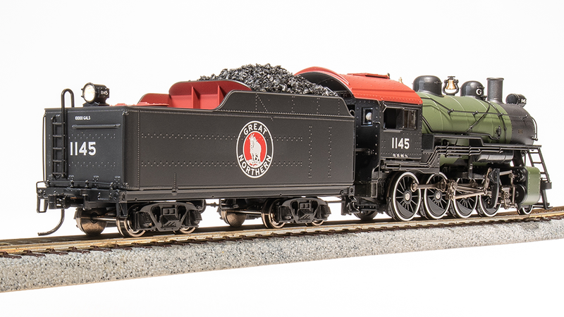 BLI 7332 2-8-0 Consolidation, GN 1145, Paragon4 Sound/DC/DCC, Smoke, HO Store Demo, perfect condition