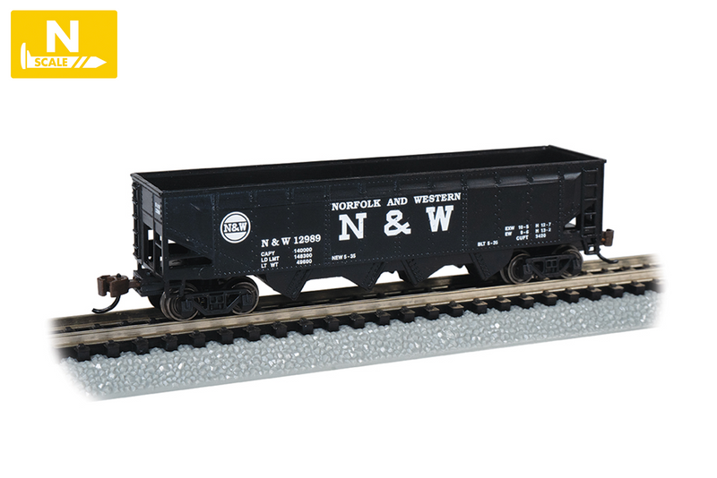 Bachmann 73353 40' QUAD HOPPER - NORFOLK & WESTERN