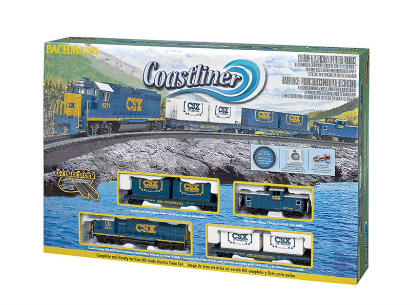 Bachmann 00734 Coastliner Train Set -- CSX Transportation, HO