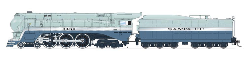 (Brass Hybrid) BLI 7351 ATSF Blue Goose,