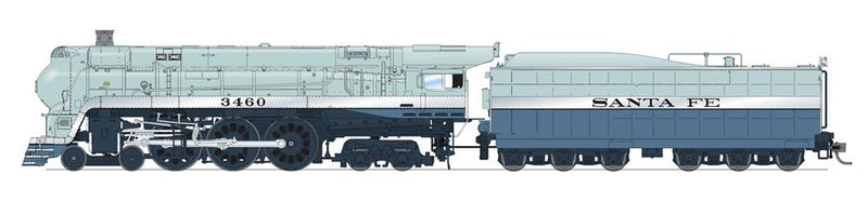 (Brass Hybrid) BLI 7353 ATSF Blue Goose,
