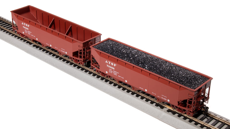 BLI 7370 AAR 70-ton Triple Hopper, ATSF, 4-PACK, HO