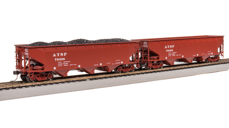 BLI 7370 AAR 70-ton Triple Hopper, ATSF, 4-PACK, HO