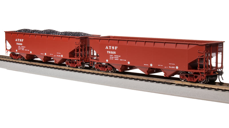 BLI 7370 AAR 70-ton Triple Hopper, ATSF, 4-PACK, HO