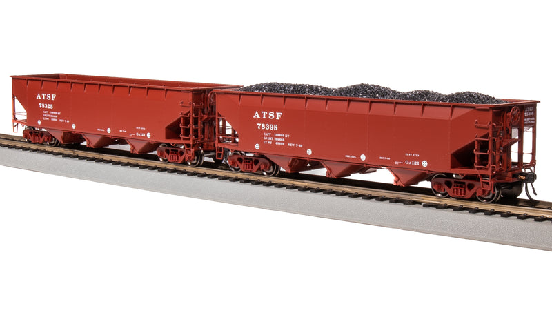 BLI 7370 AAR 70-ton Triple Hopper, ATSF, 4-PACK, HO