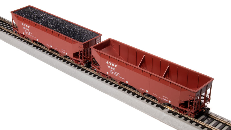 BLI 7370 AAR 70-ton Triple Hopper, ATSF, 4-PACK, HO