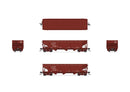BLI 7370 AAR 70-ton Triple Hopper, ATSF, 4-PACK, HO
