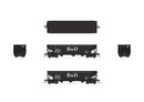 BLI 7371 AAR 70-ton Triple Hopper, B&O, 4-PACK, HO