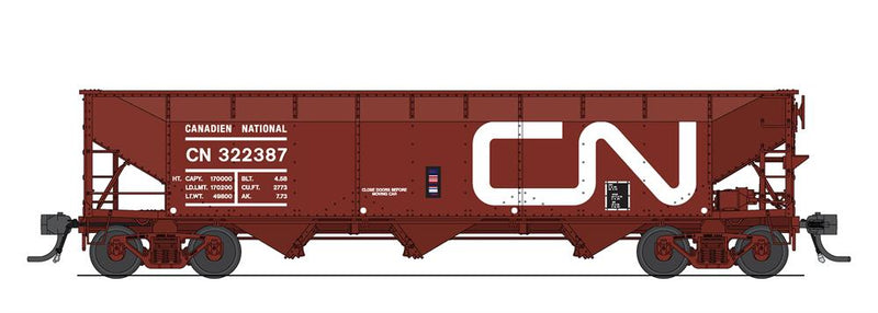 BLI 7373 AAR 70-ton Triple Hopper, CN, 4-PACK, HO