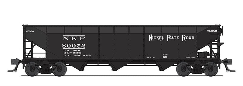 BLI 7375 AAR 70-ton Triple Hopper, NKP, 4-PACK, HO