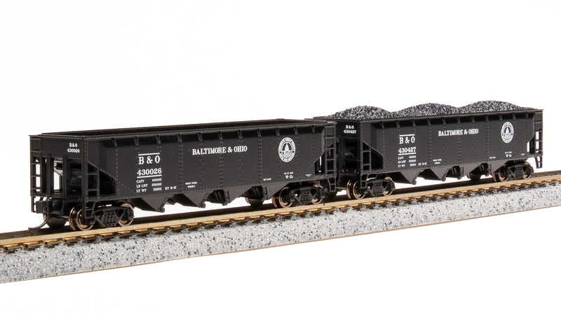 BLI 7421 ARA 70-Ton Quad Hopper, B&O W2b, 40s/50s w/ Capital Dome, 4-pack B, N Scale