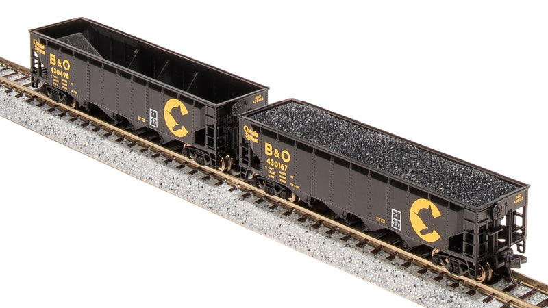 BLI 7422 ARA 70-Ton Quad Hopper, Chessie System (B&O), 4-pack A, N Scale