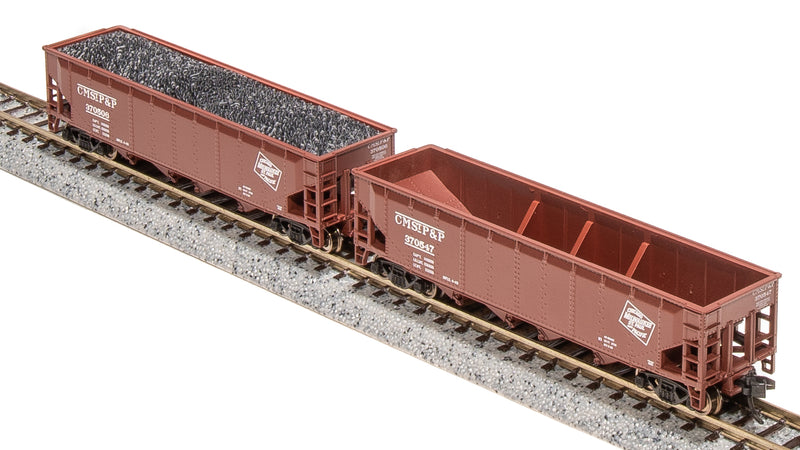 BLI 7428 ARA 70-Ton Quad Hopper, MILW, 30s/40s CMStP&P, 4-pack A, N Scale