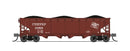 BLI 7428 ARA 70-Ton Quad Hopper, MILW, 30s/40s CMStP&P, 4-pack A, N Scale