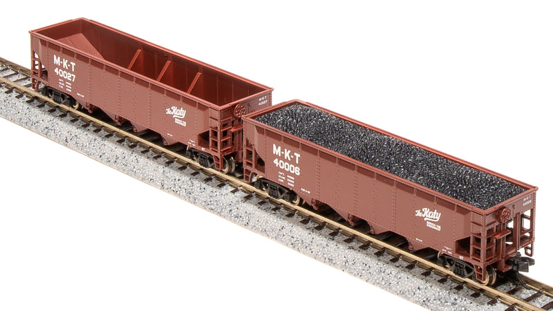 BLI 7429 ARA 70-Ton Quad Hopper, MKT, The Katy Serves the Southwest, 4-pack A, N Scale