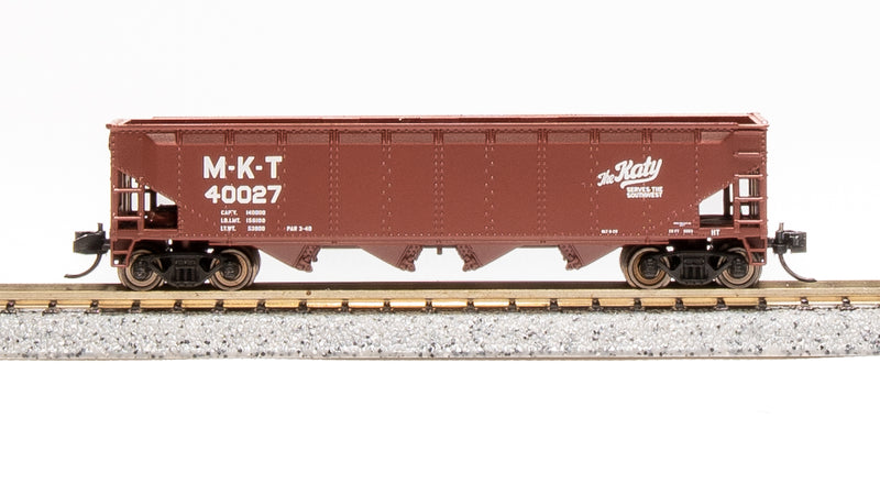 BLI 7429 ARA 70-Ton Quad Hopper, MKT, The Katy Serves the Southwest, 4-pack A, N Scale