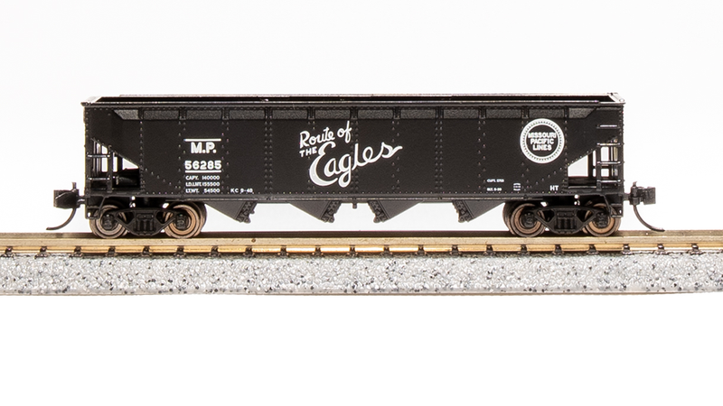 BLI 7430 ARA 70-Ton Quad Hopper, MP, Route of the Eagles, 4-pack, N Scale