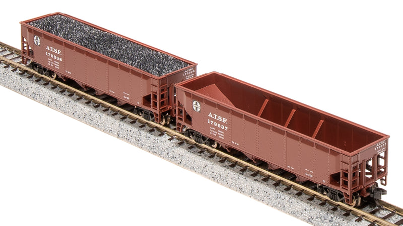 BLI 7433 ARA 70-Ton Quad Hopper, ATSF, 4-pack (Fantasy Paint Scheme), N Scale