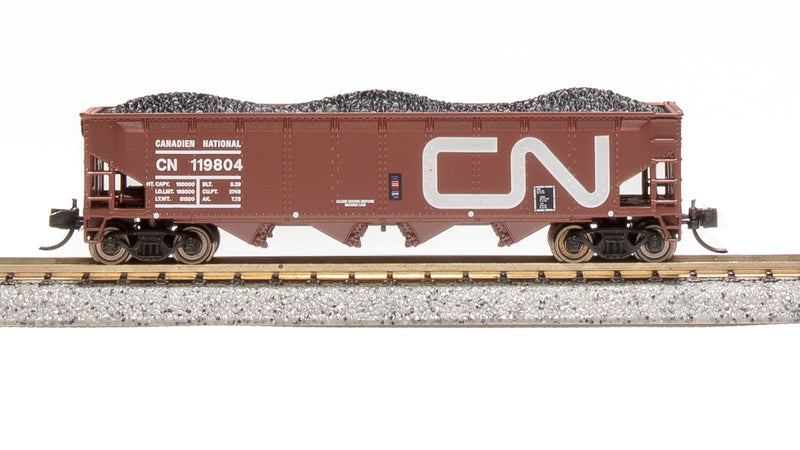 BLI 7434 ARA 70-Ton Quad Hopper, CN, 4-pack (Fantasy Paint Scheme), N Scale