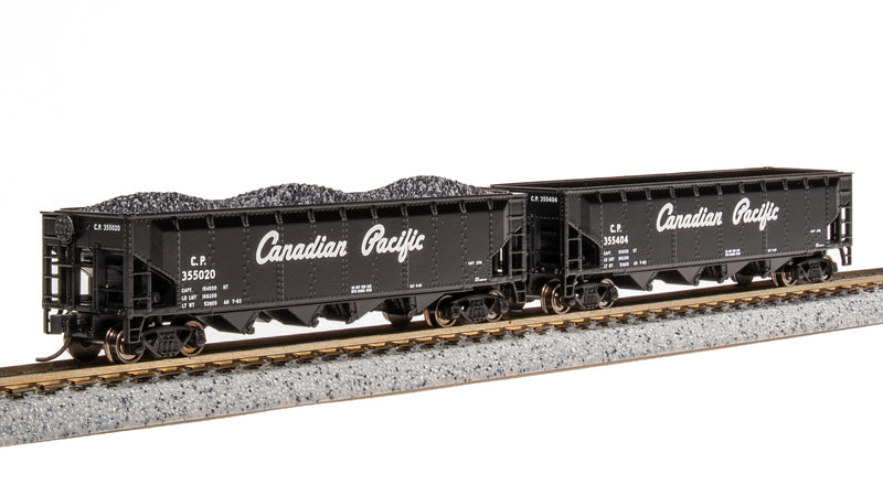 BLI 7435 ARA 70-Ton Quad Hopper, CP, 4-pack (Fantasy Paint Scheme), N Scale