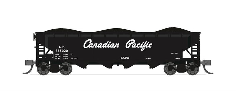 BLI 7435 ARA 70-Ton Quad Hopper, CP, 4-pack (Fantasy Paint Scheme), N Scale